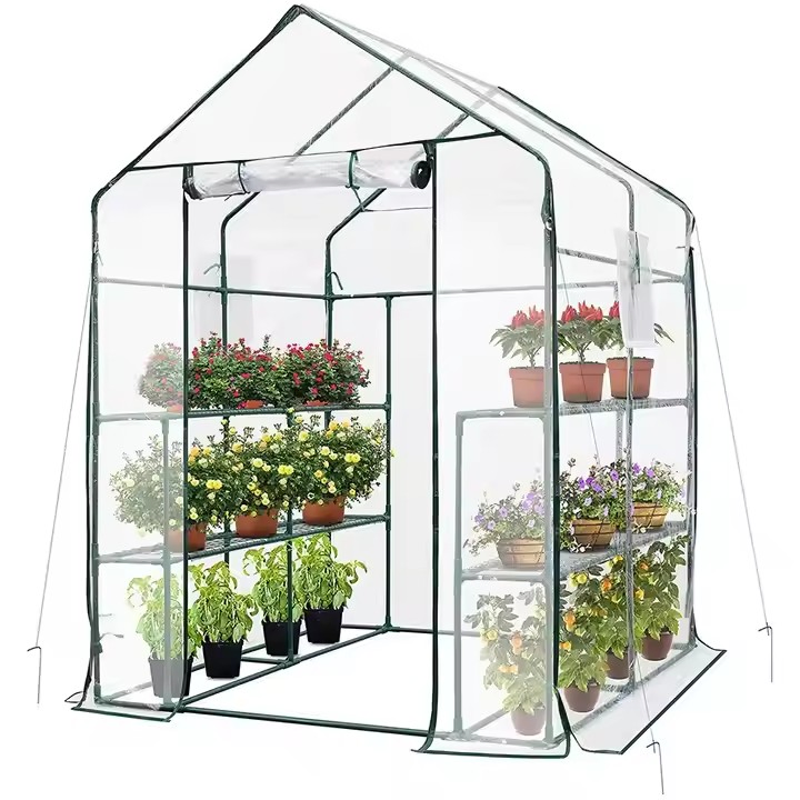 Easily Assemble Portable Outdoor Greenhouse Planter Multi-Layers Plants Greenhouse
