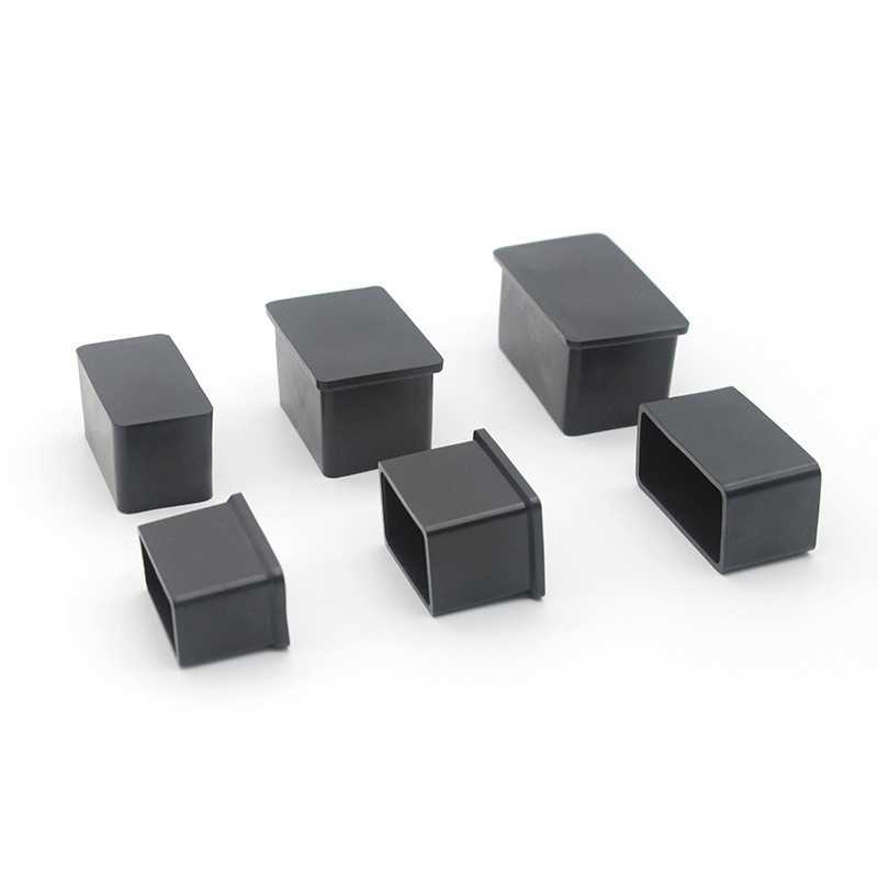 High Quality Square Tubing End Plug Chair Glides Fence Post Tube Plug Fitness Equipment End