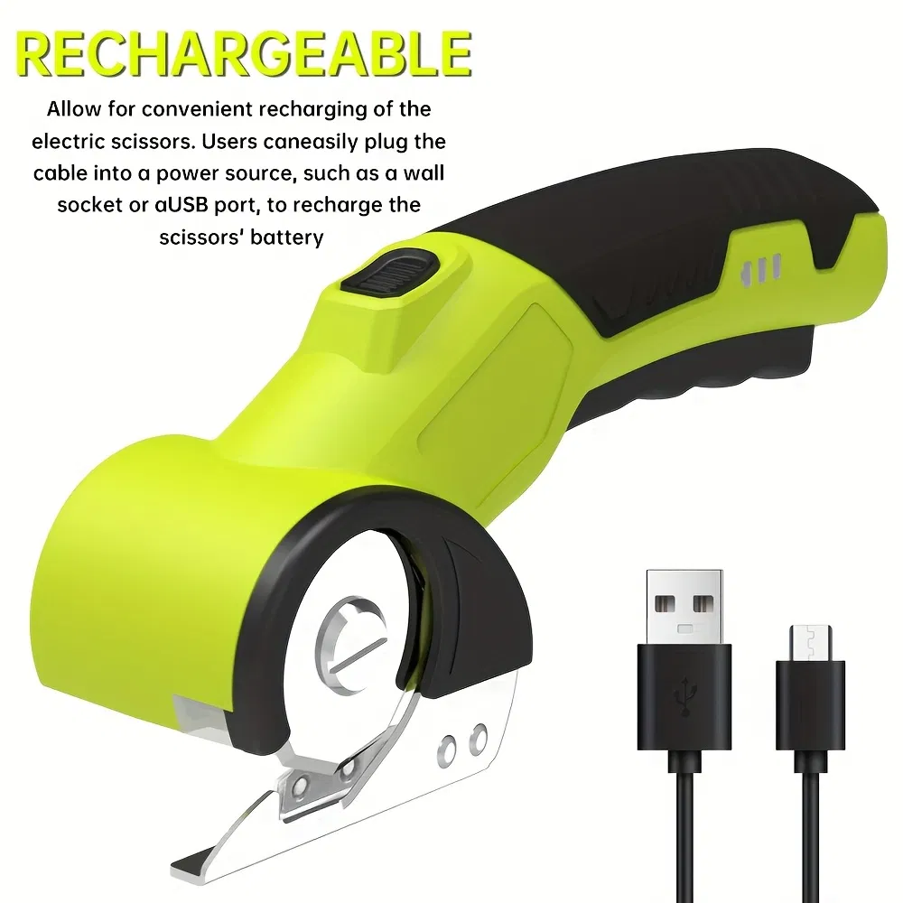 Профессиональные электрические ножницы 4.2V для ткани и картона