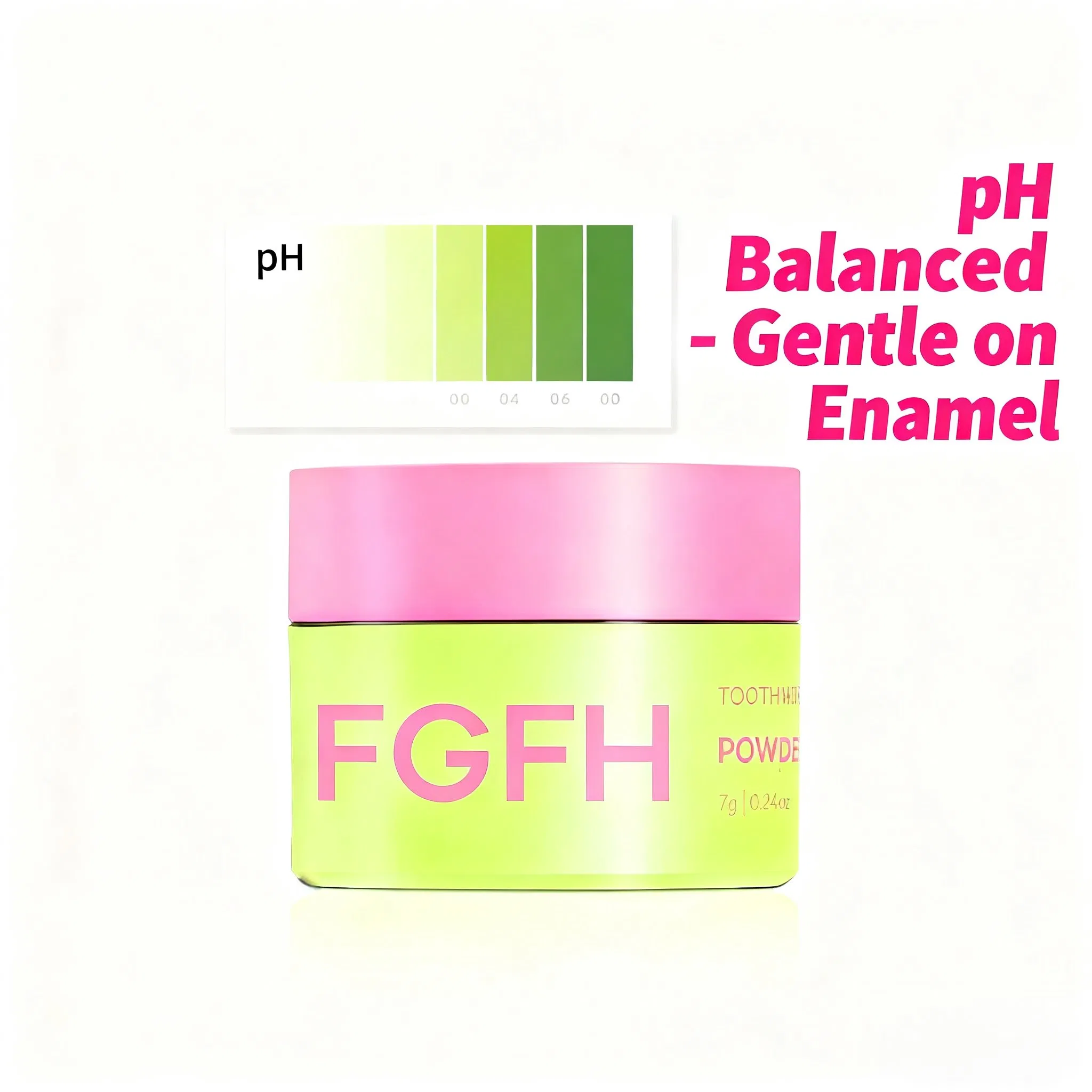 Teeth Whitening Mint Tooth Powder Fluoride Free Sulfate Free Home Use