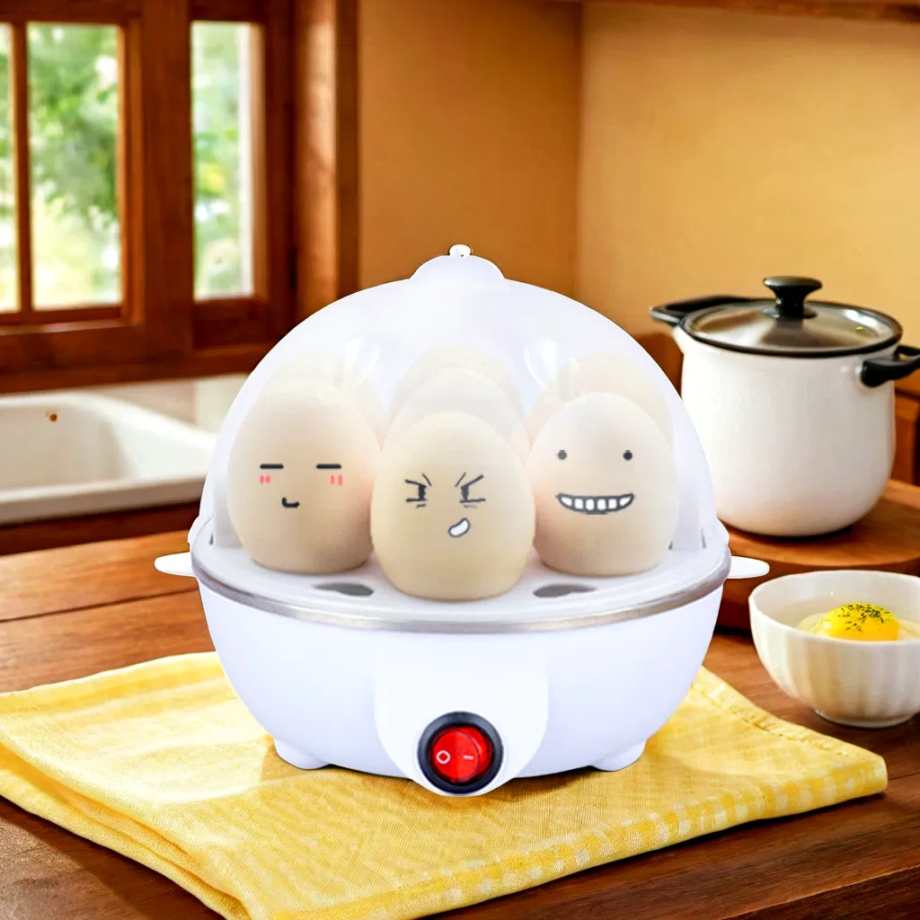 Busy Lifestyle Egg Maker: Smart Cooker with Steamer Function