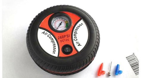 Миниатюрный автомобильный компрессор 12В, 260 psi