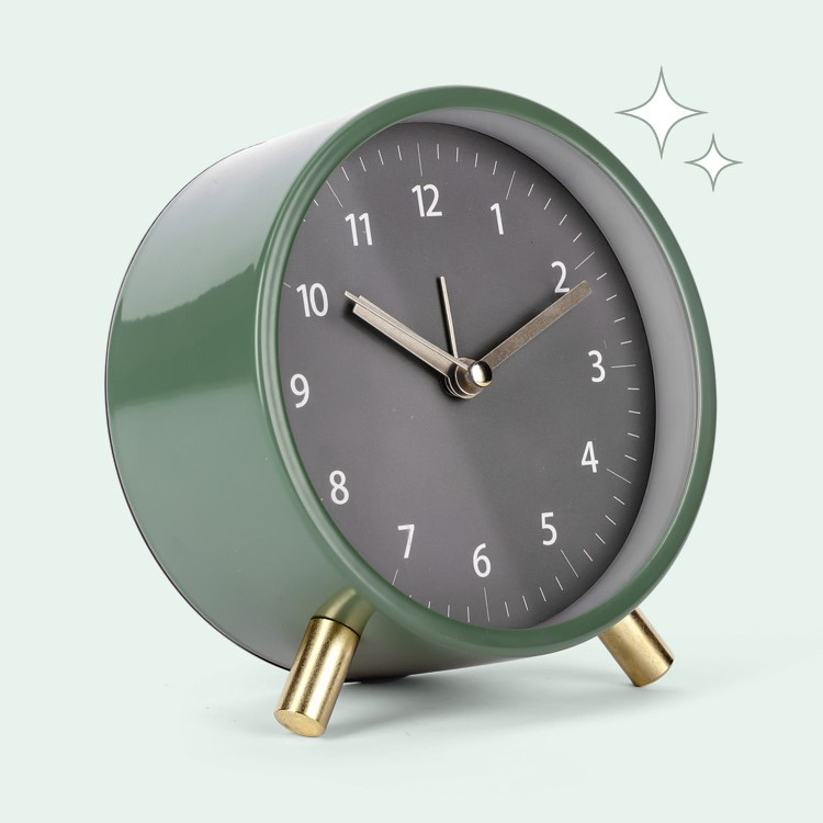 Desktop Silent Clock Simple Bedroom Alarm Living Room Stylish Creative Desk Clock