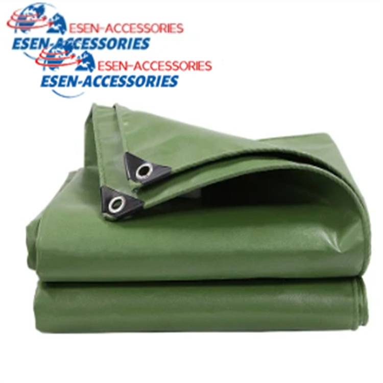 Durable ISO PVC Coated Tarpaulin Fabric for Open-Top Containers