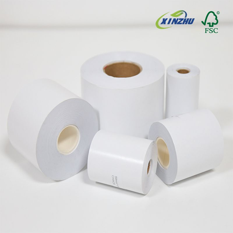 Top Thermal Linerless Paper Permanent Glue Self Adhesive Linerless Label