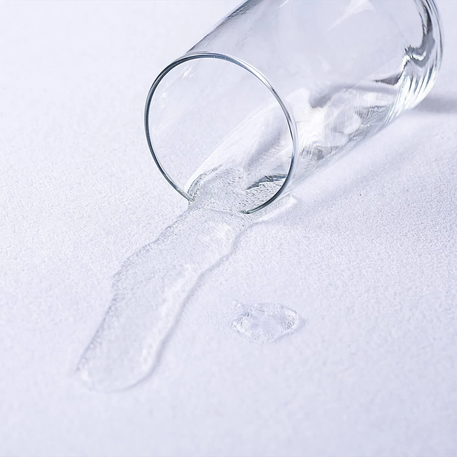 TPU Coating Mattress Pad Polyester Terry Mattress Protector for Home