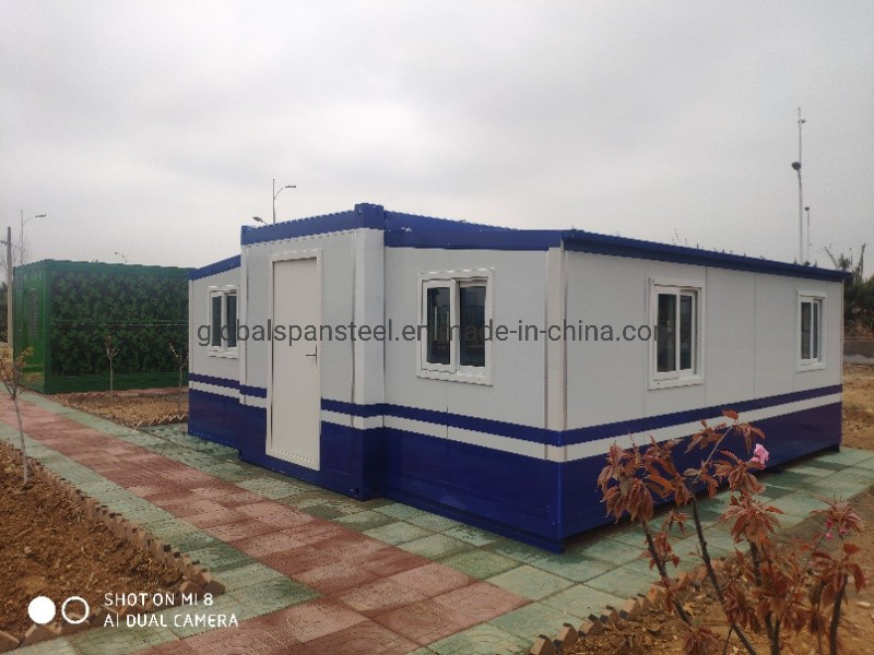 Globalspan Factory Price Fast Deploy Movable Expandable Container House with Toilet/Shower/Kitchen