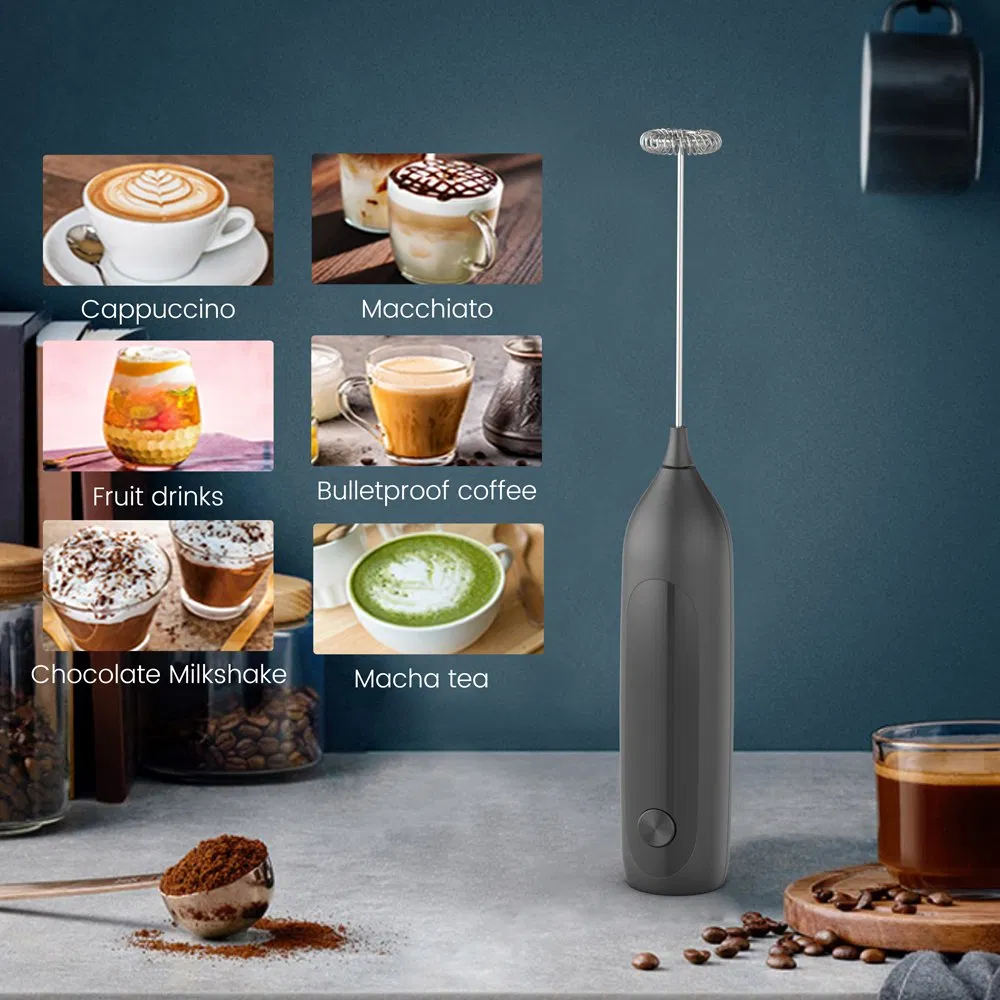 Milk Frothers for Cappuccinos Handheld Electric Foam Maker 304 Stainless Steel Whisk
