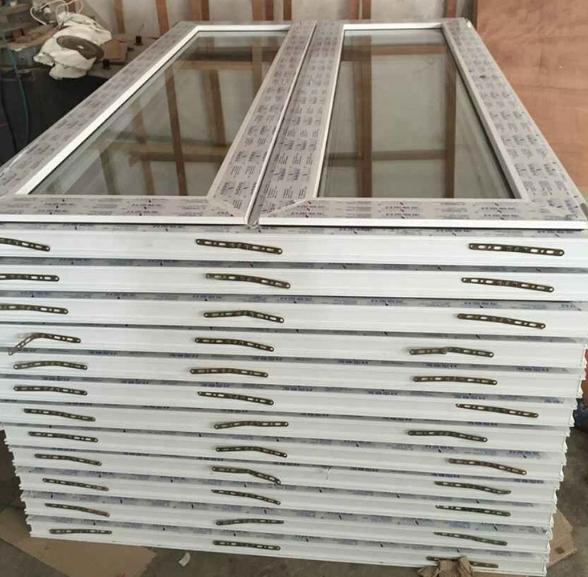 PVC Sliding Window Design UPVC Double Glazed Sliding Windows