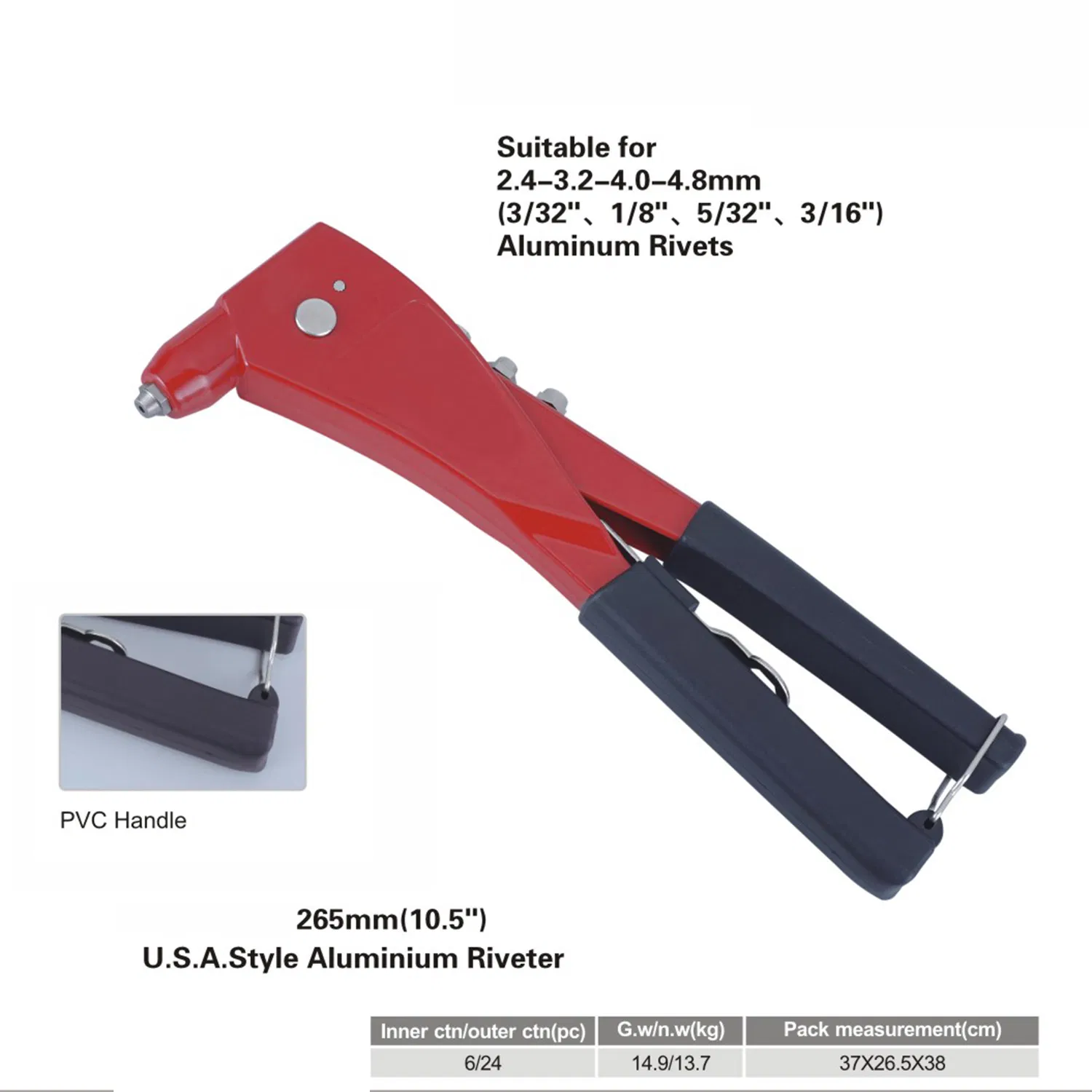 U. S. a Style Riveter with Aluminum