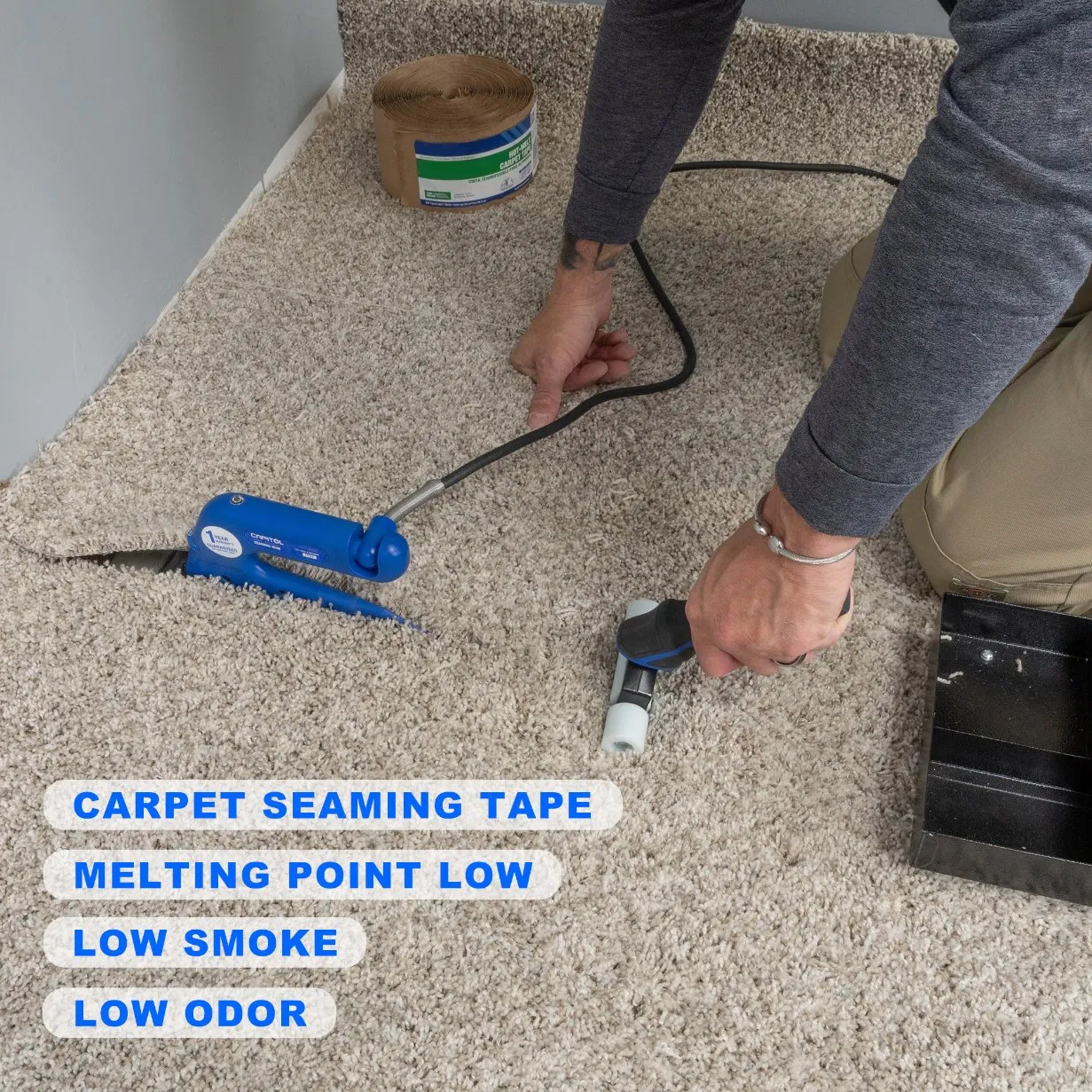 Kraft Tool 66 Feet Roll Heat Seaming Carpet Tape