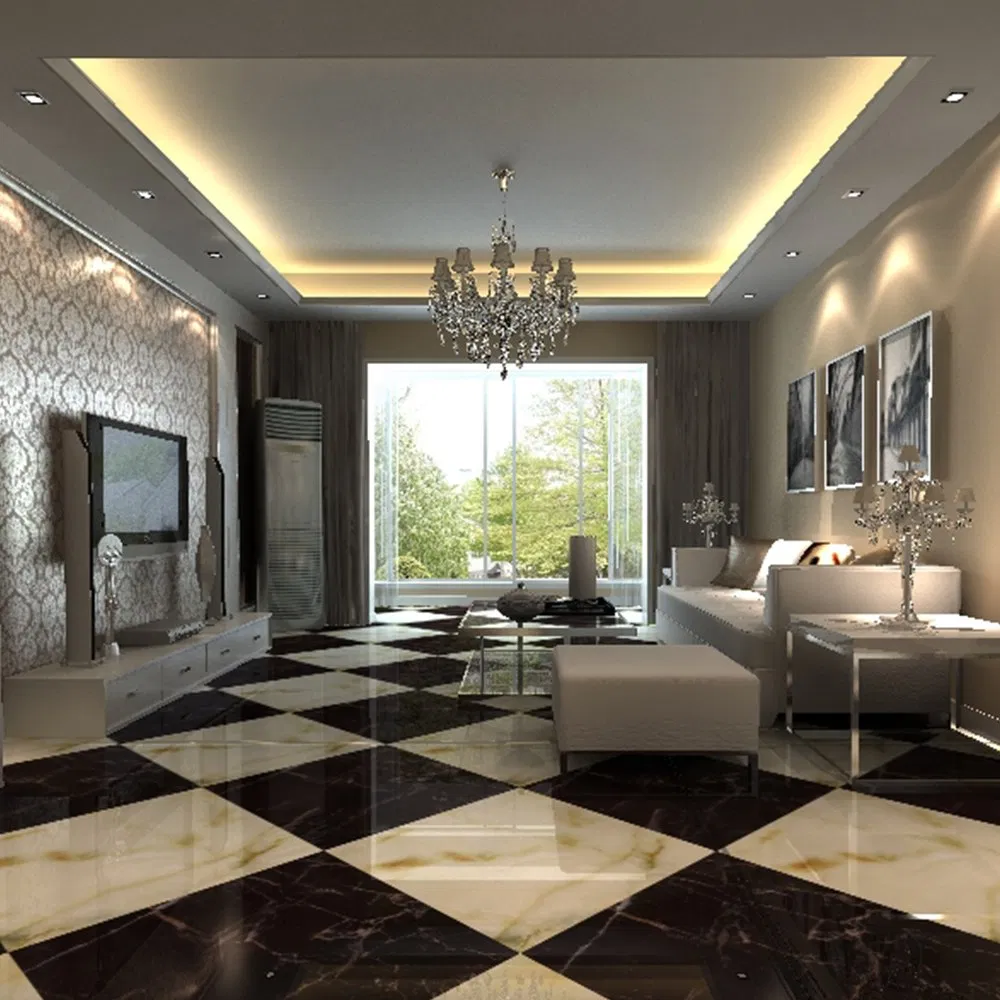 Contemporary Floor Patterns Porcelain Ceramic Tile for Family Room