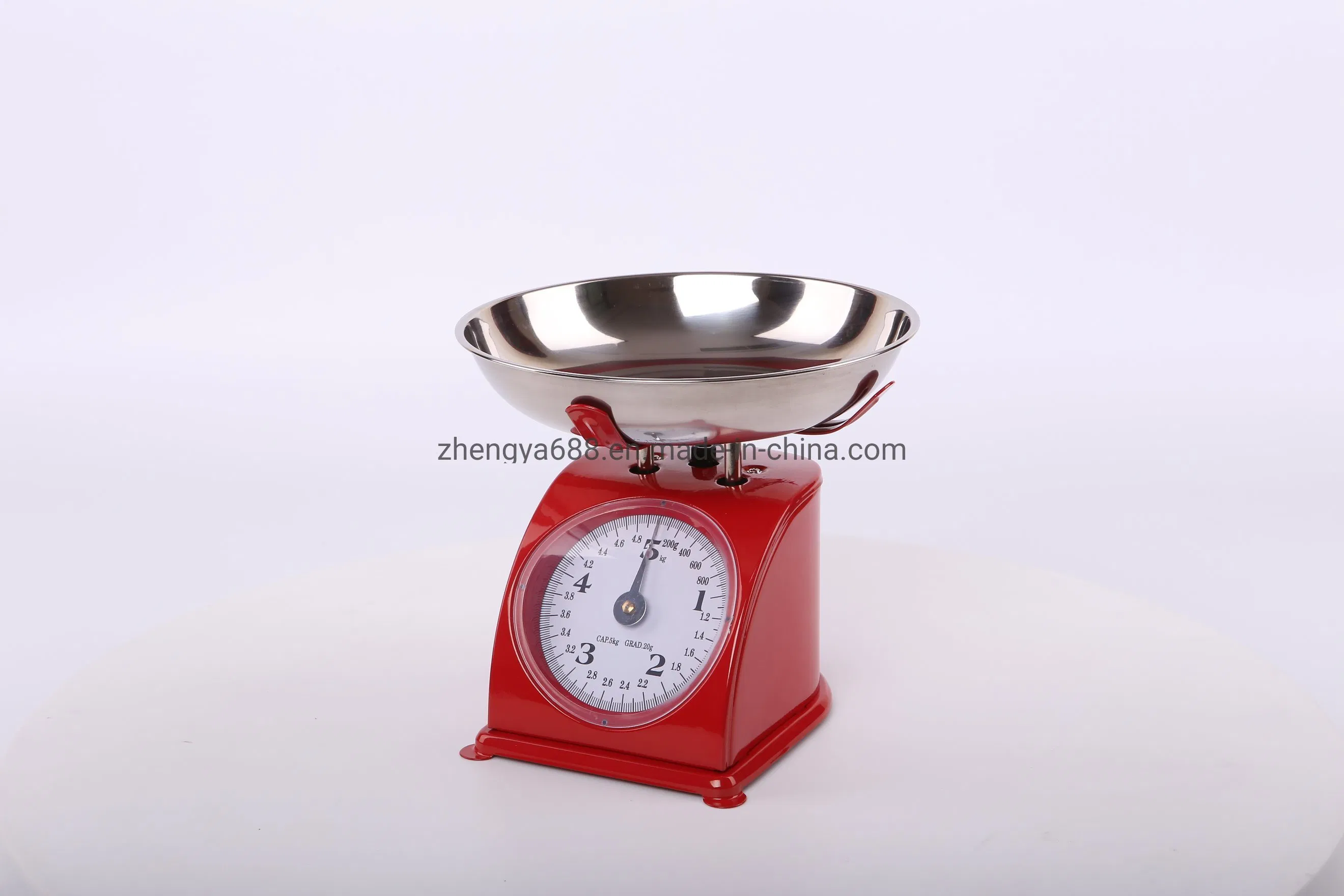 Кухонные весы механические Retro Red на 5 кг