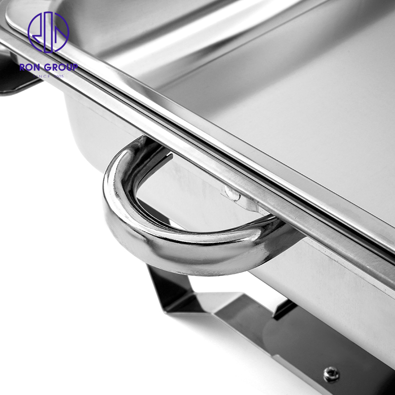 Wholesales Price Stainless Steel Food Warmer Kitchenware Buffet Dining Stove Pot for Hotel Restaurant Wedding Party