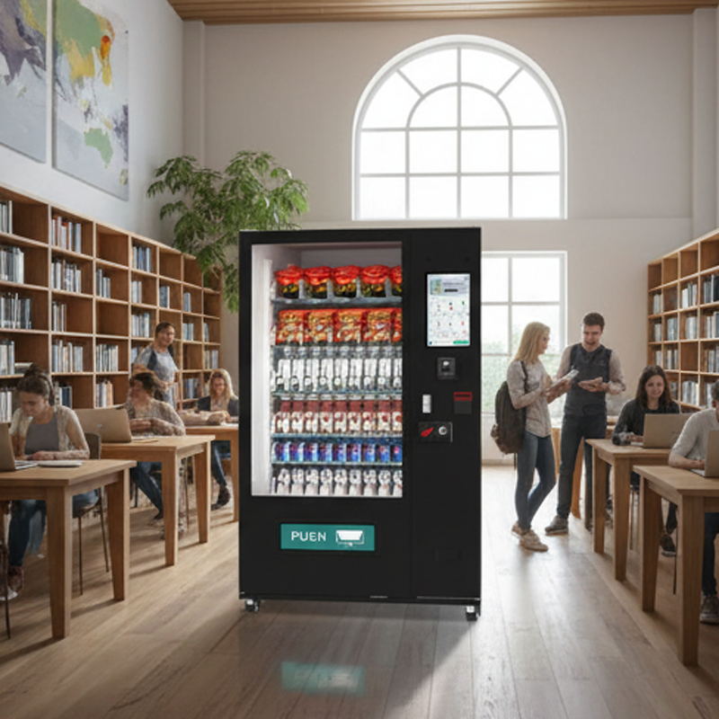 1300mm Wide Smart Snack and Drink Vending Machine with Dual Temperature Zones