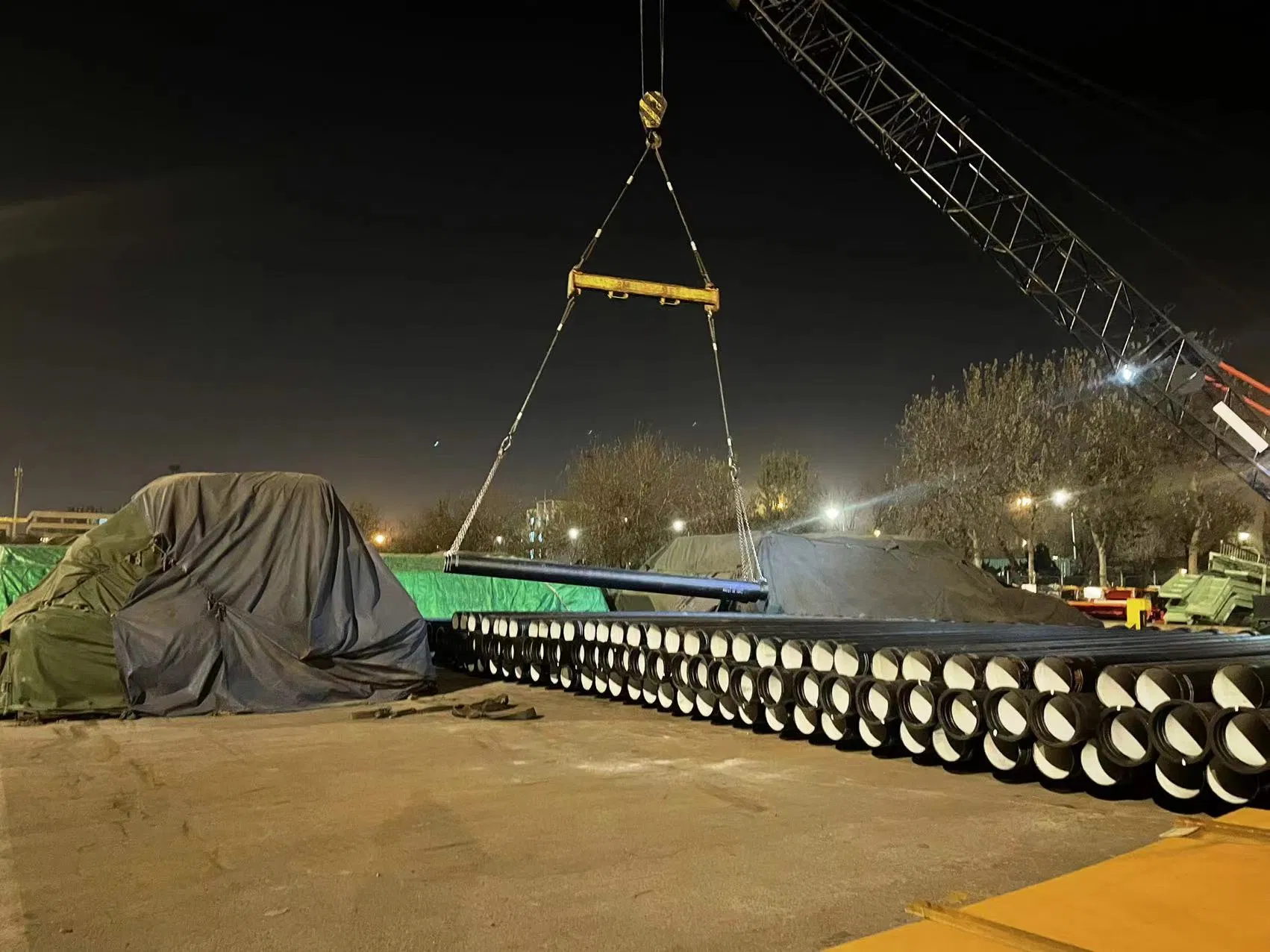 ISO2531 En545 En598 K9 6m DN300 DN900 Ductile Cast Iron Pipe K9 K8 K7 DN 200mm 300mm 350mm 400mm Ductile Iron Pipe Ductile Iron Cast Pipe