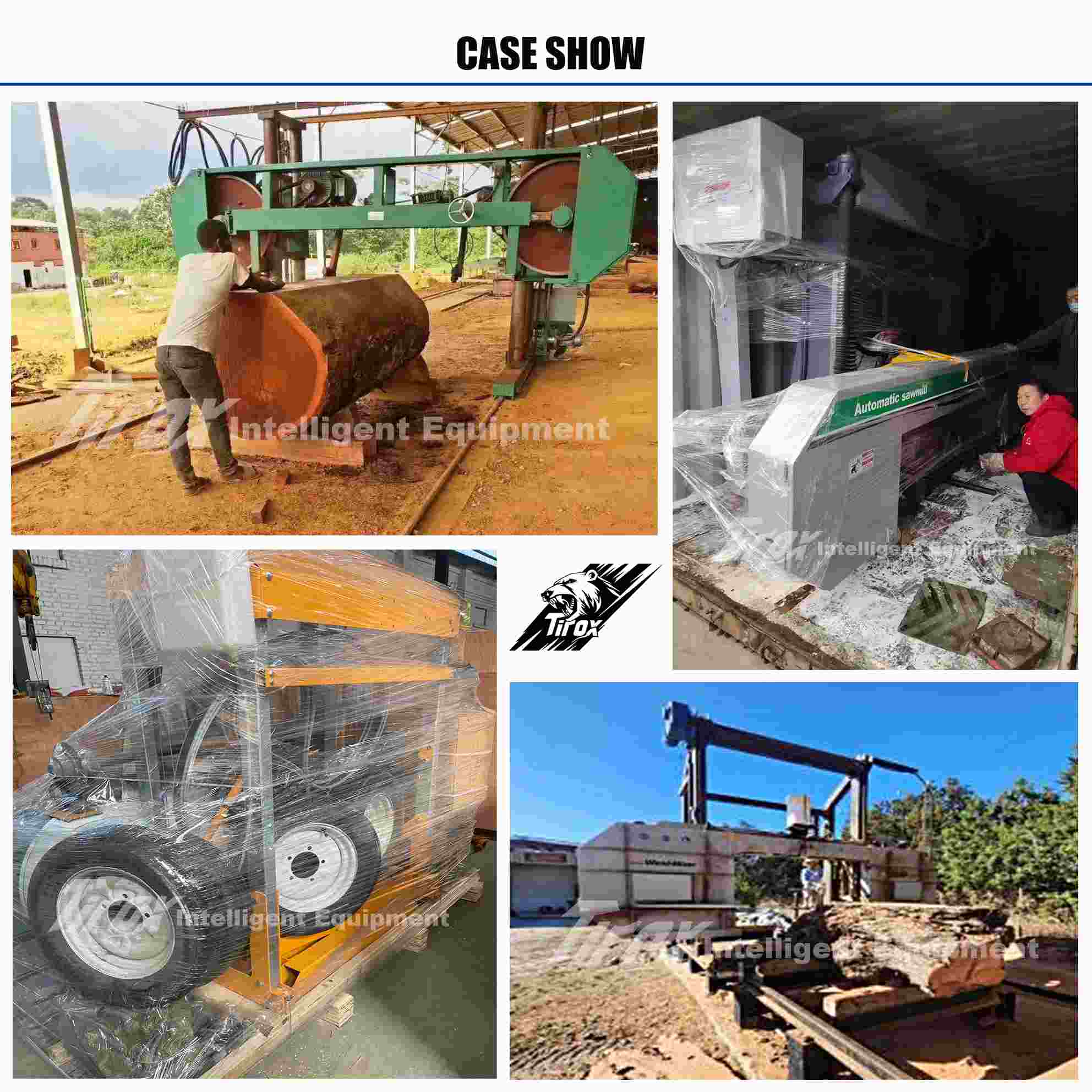 Ленточная пилорама портативная для бревен LT15