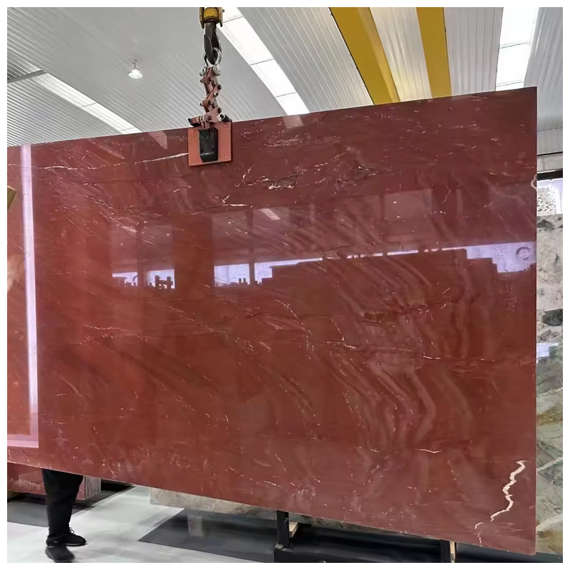 Brazilian Dark Red Polished Xango Exotic Quartzite for Feature Wall and Countertops