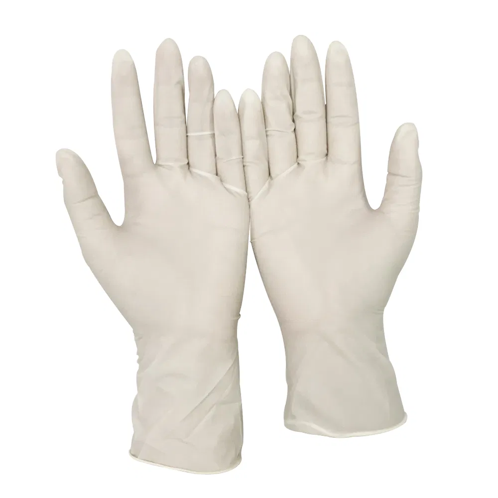 Powder Free Disposable Latex Exam Gloves
