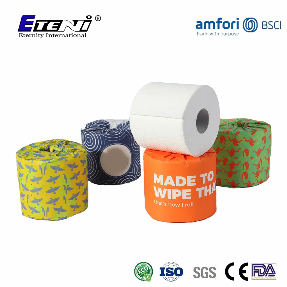 Bathroom Tissue 2ply 24/48 Rolls Per Carton CE Toilet Paper