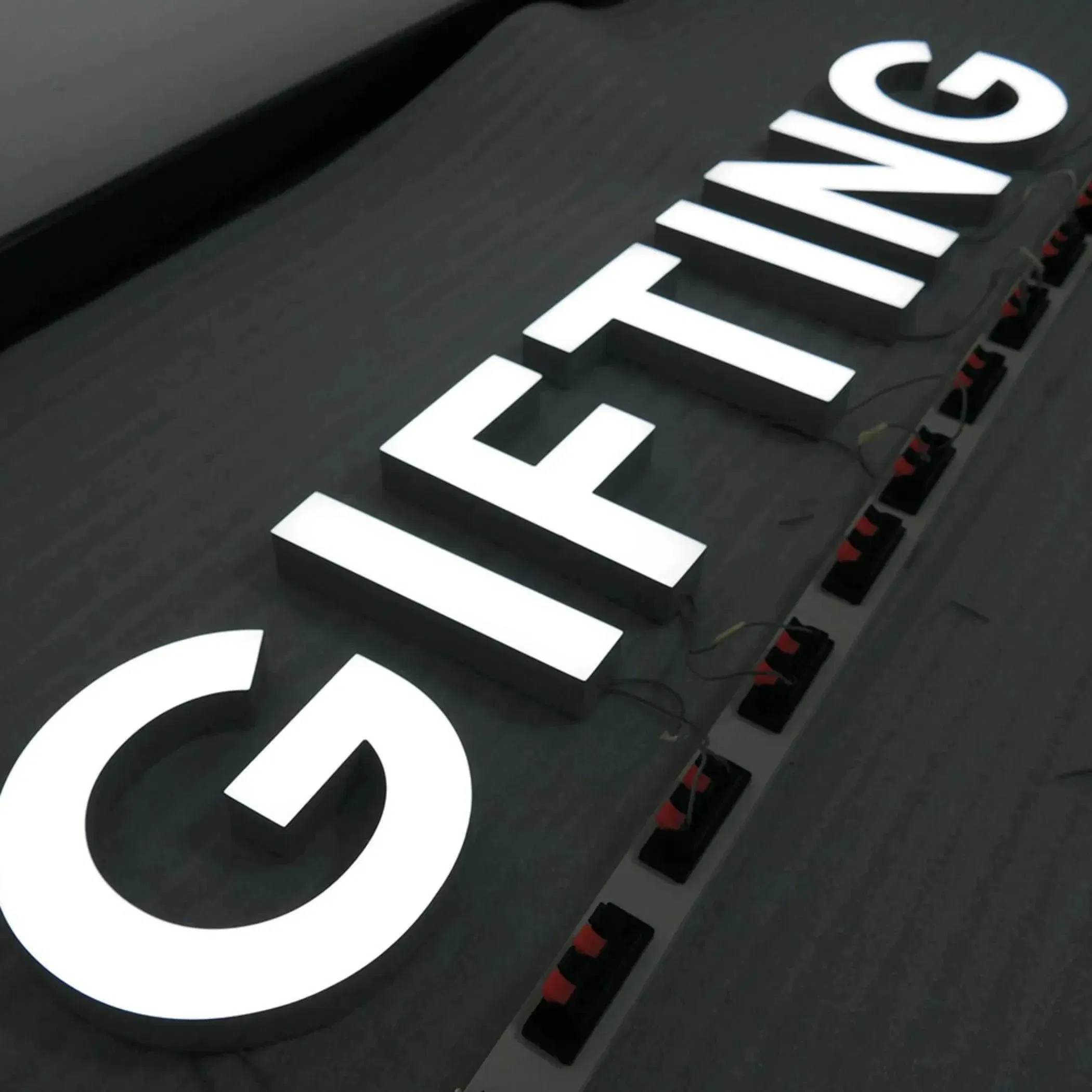 Waterproof Outdoor Frontlit Acrylic Illuminated Store Signboard Sign