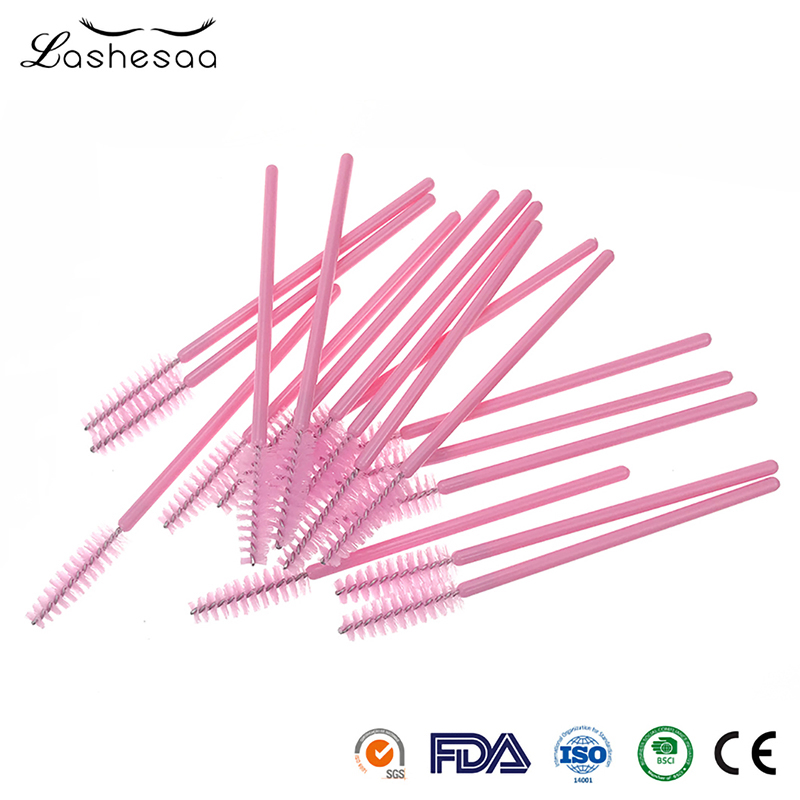 Mengfan OEM Makeup Brush China Eyelash Brushes Manufacturing High-Quality 50PCS Crystal Eyelash Brushes Diamond Handle Mascara Wands Applicator Cosmetic Brush