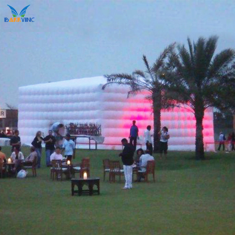Customized Inflatable Party Tents White Wedding Inflatable LED Tent for Meeting Events