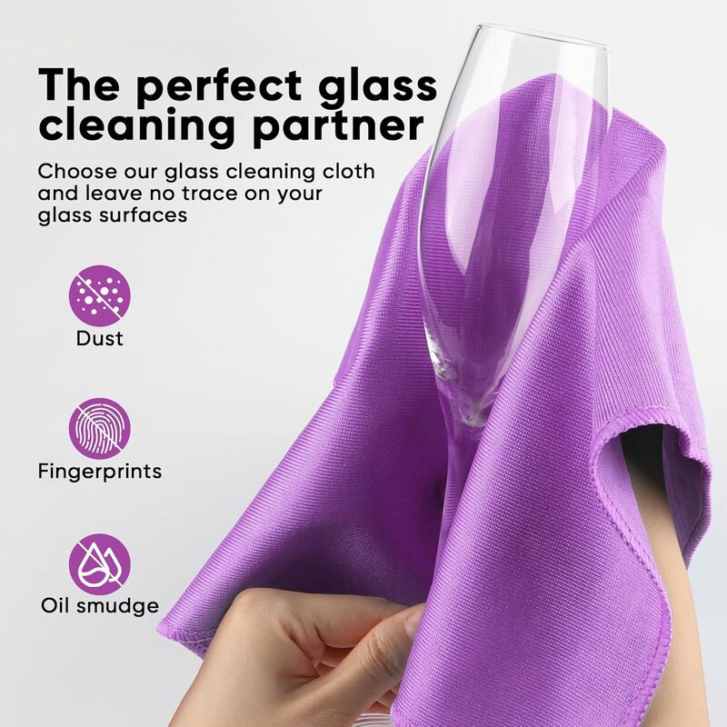Premium Lint-Free Microfiber Cleaning Cloth for Streak-Free Shine