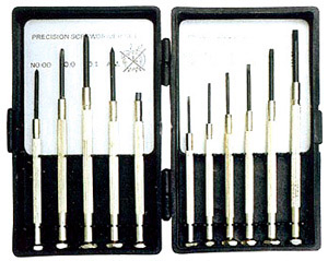 Hand Tool - 11PCS Precision Screwdriver Set (Carbon Steel/CRV)