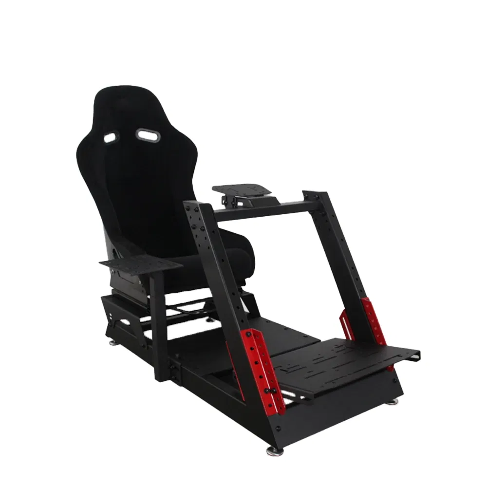 Custom Dual Mode Racing Simulator Game Seat F1t300ddpro Direct Drive Steering Wheel Stand