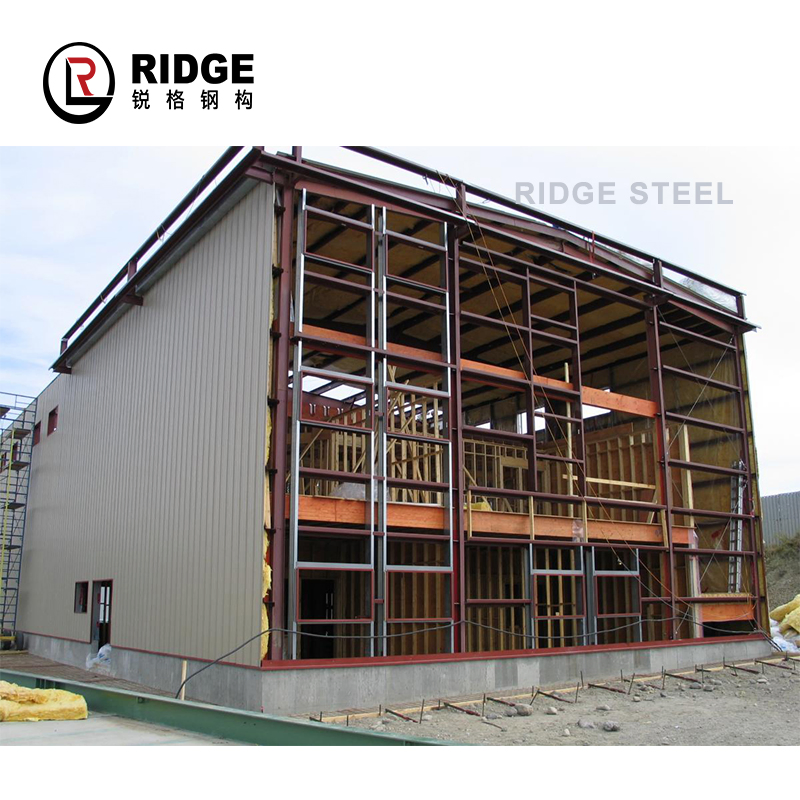 Skylight Civil Hot Dipped Galvanized Prefabricated Steel Structure Building Canopy
