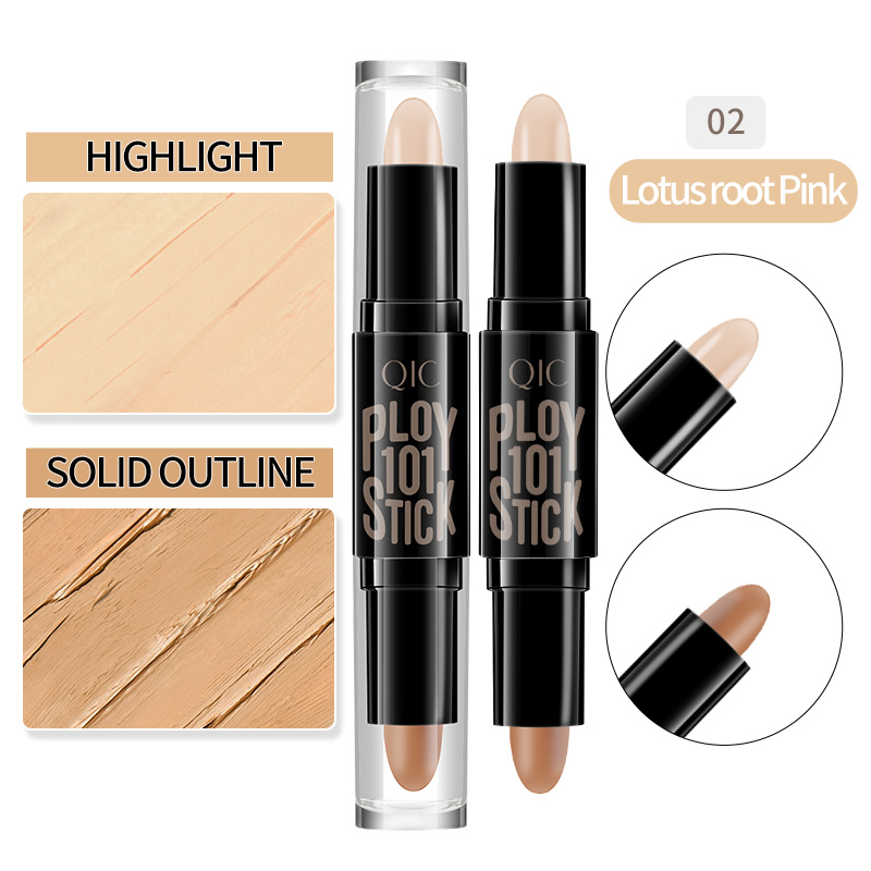 Wholesale Professional OEM Makeup Wonder Stick Dual Highlighter Pen Stick Bronzer Concealer Contour Stick