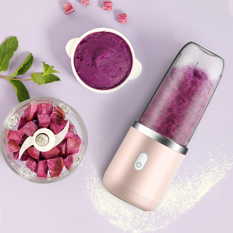 New Personal Mini Electric Fruits Vegetable Juice Automatic Blender and Mixer USB Rechargeable Juicer Hand Portable Blender