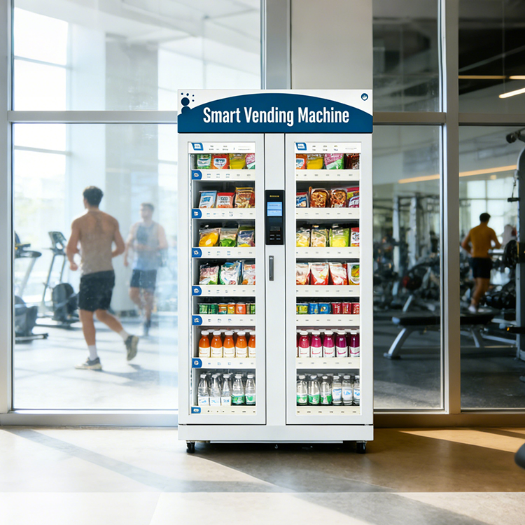 1100L Double-Door Vending Machine Large Capacity Combination Automatic Drink Food Candy Beverage Vending Machine Combo Vending Machine