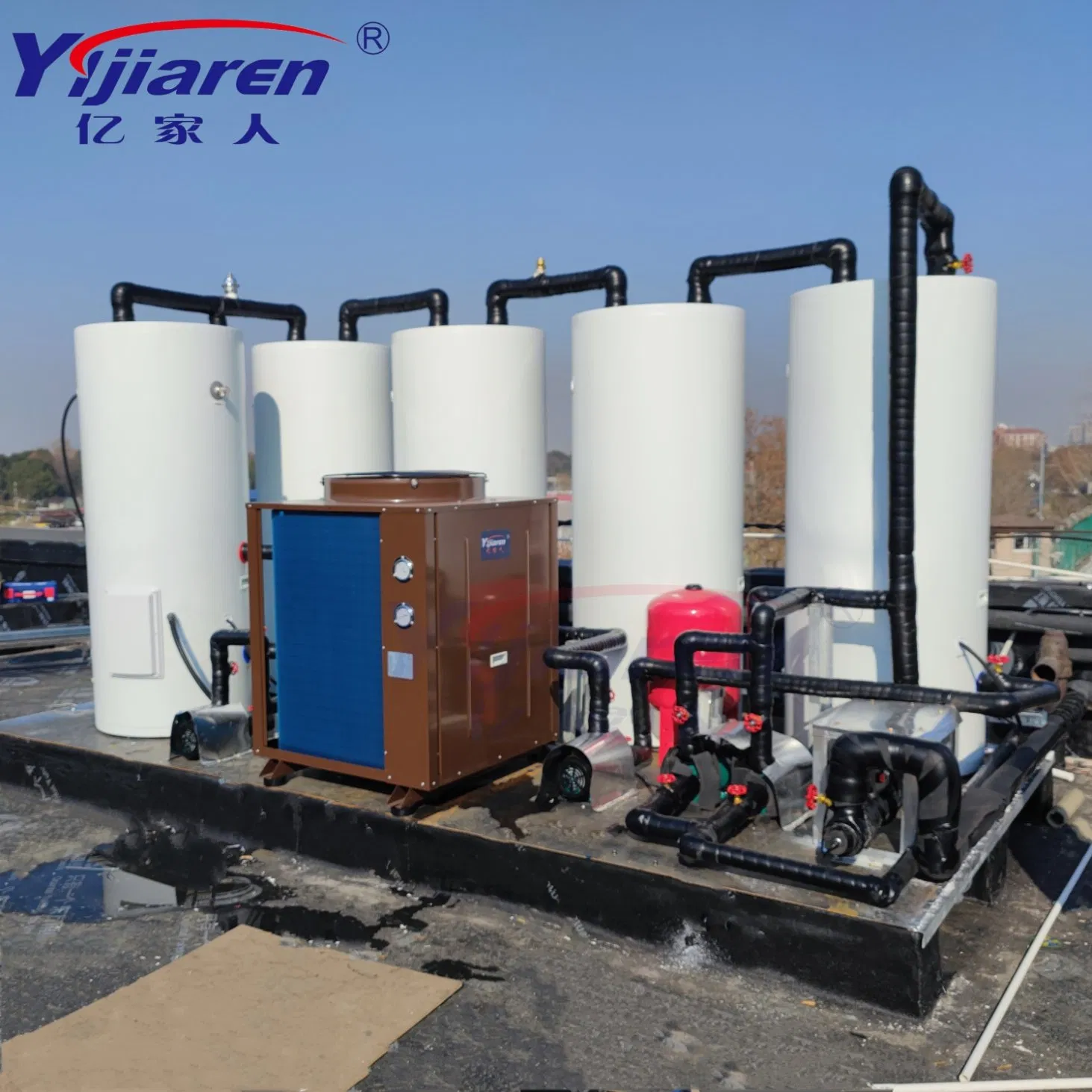 Моноблочный воздушный тепловой насос для воды