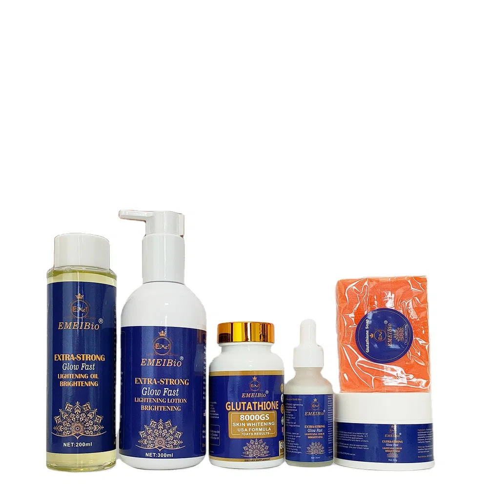 Private Label Best Skin Whitening Set Vitamic C Brightening Whitening Diamond Skin Care Set for Black Women