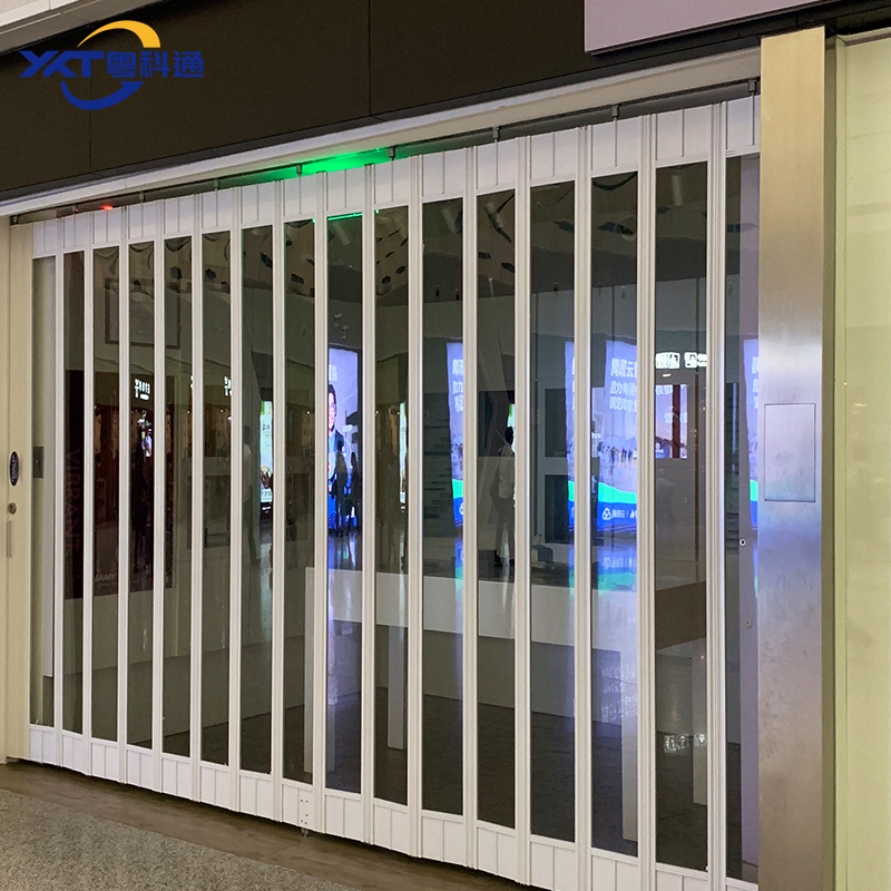 New Design Transparent Polycarbonate Crystal Folding Door