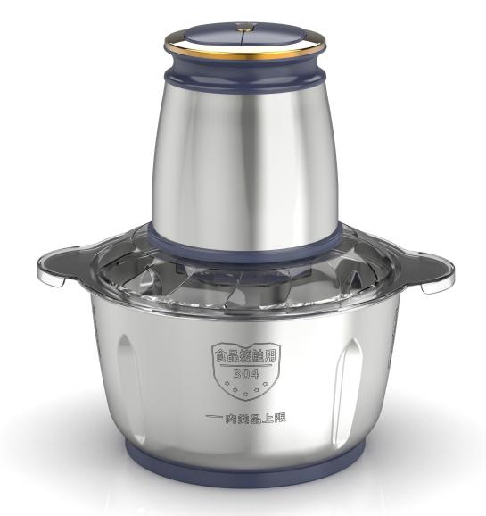 Jewin Factory Electr 250W-300W Mini Meat Grinder 2L-3L Glass Household Meat Chopper 2 Speeds for Meat Vegetables Chopper