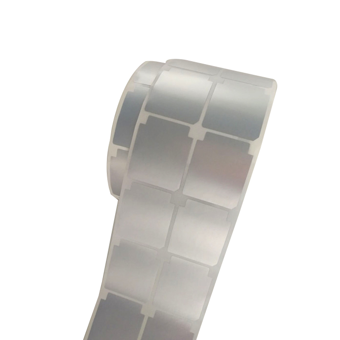 Heat Transfer Polyester Silver Pet Custom Label Printer Sticker Label