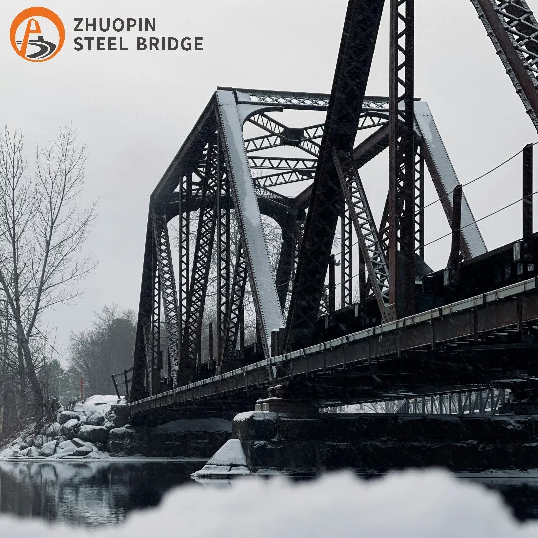 High Strength Galvanized Steel Bridge Construction / Truss Bridge