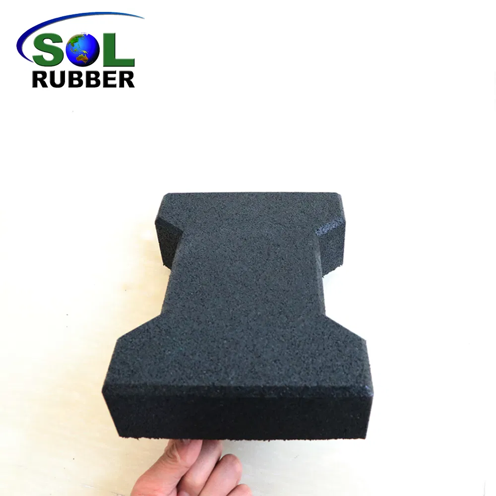 Black Color Horse Stable Barn Rubber Mat Paver