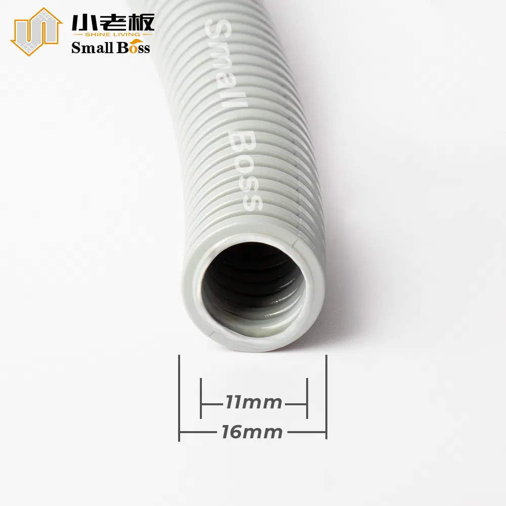 Manufacturer Wire Protection PVC Plastic Corrugated Electrical Flexible Conduit Pipe for Wiring