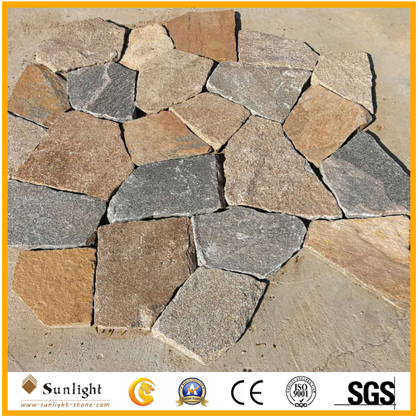Fashion Decorative Stone Wall Panels Yellow Culture Stone for Wholesale