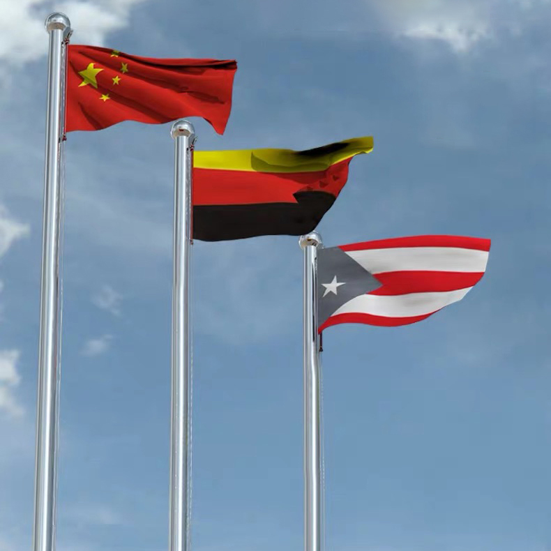 Flag Pole Customizable 20m Flagpole Motorized Flag Pole High Mast Lighting Automatic Outdoor Large Flagpoles