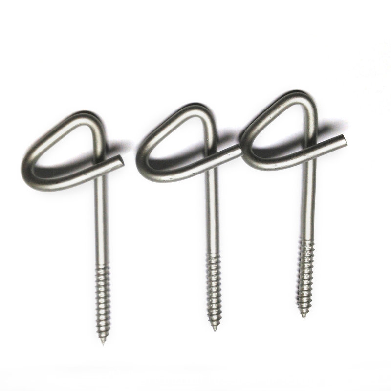 Cable Wire Attachment Overall Length Galvanized Steel Drive P House Hook