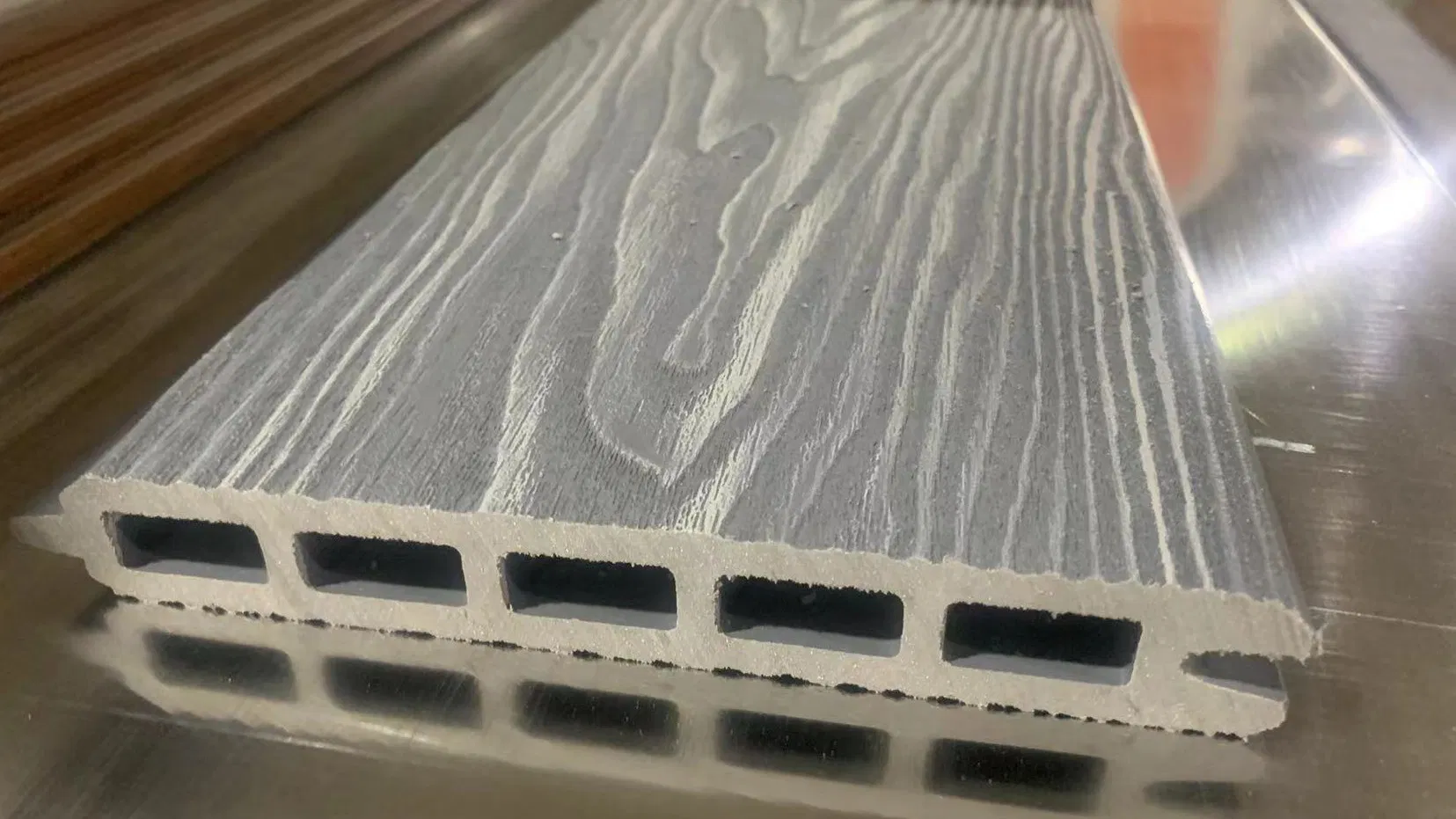 WPC Outdoor Wood Plastic Fences Deep Emboss Board