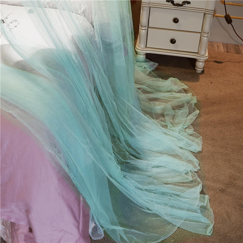 Home Bed Net Simple Romantic Style Round Top Summer Mosquito Net