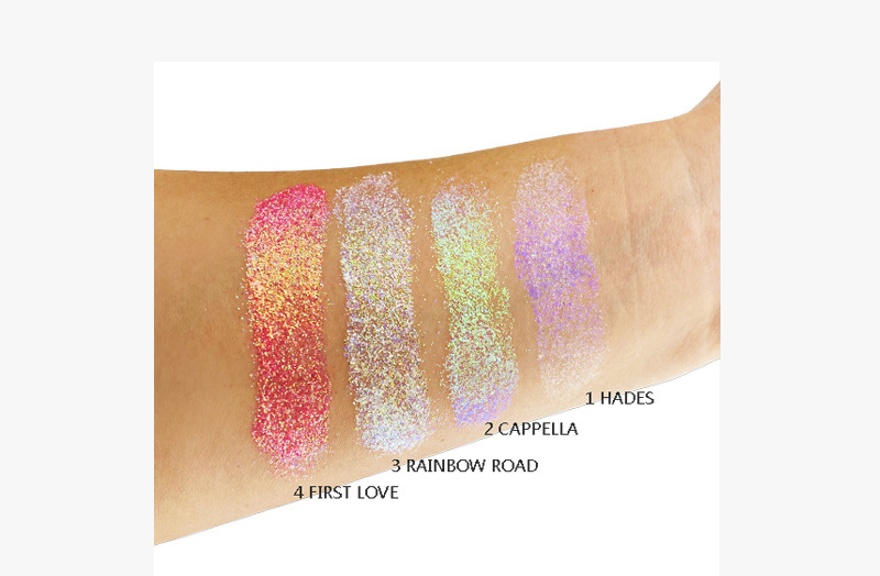 UV Neon Glitter Makeup Eyeshadow Face Body Hair Cream Glitter Glue Gel
