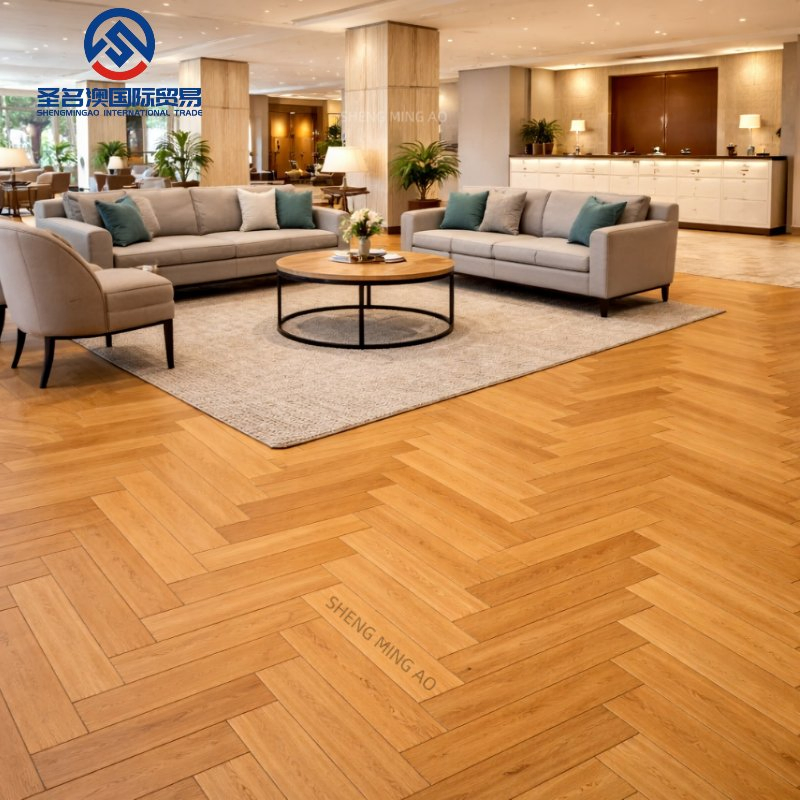 Инженерная доска паркет елочка с OEM и кастомным дизайном