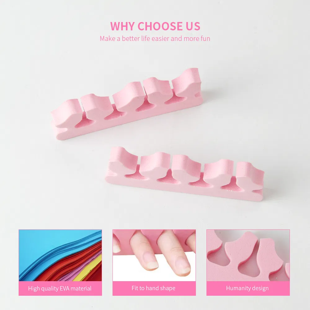 Pedicure and Manicure Nail Art Beauty Tools EVA Nails Polish Foot Care Toe Separator